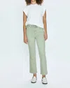 Pistola Lennon High Rise Crop Boot Jean In Sage Snow