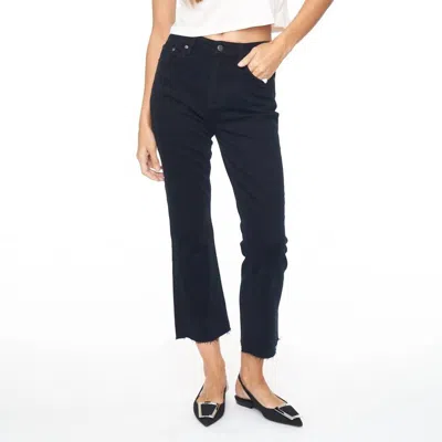Pistola Lennon High Rise Crop Boot Jeans In Abyss In Black