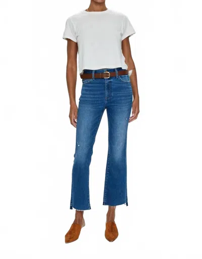 Pistola Lennon High Rise Crop Boot Jeans In Countryside Vintage Color In Blue