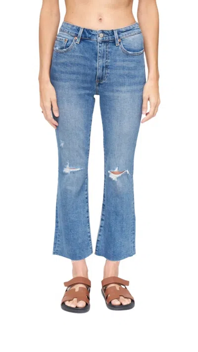 Pistola Lennon High Rise Crop Boot Jeans In Denny In Blue