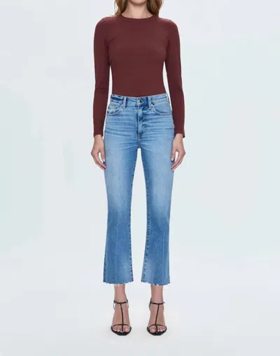 Pistola Lennon High Rise Crop Boot Jeans In Rhythm Vintage In Blue