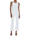Pistola Lana Crop With Cuff High Rise Ultra Wide Leg Jean In Vivid White In White