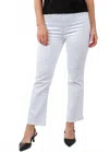 Pistola Lennon High Rise Crop Boot Jeans In Vivid White In Multi