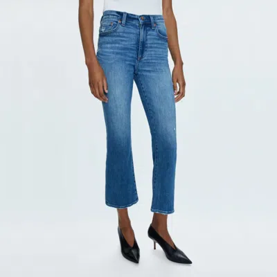 Pistola Lennon High Rise Crop Boot Pant In Fling Vintage In Blue