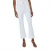 Pistola Lennon High Rise Crop Boot Pant In Vivid White In White