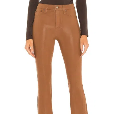 Pistola Lennon High Rise Crop Boot Pants In Brown