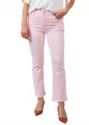 Pistola Lennon High Rise Crop Bootcut Jeans In Blush In Pink