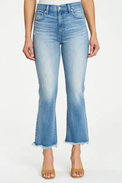 Pistola Lennon High Rise Crop Bootcut Jeans In Empire In Blue