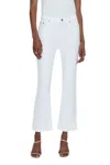 Pistola Lennon High Rise Crop Bootcut Jeans In Vivid White In Multi
