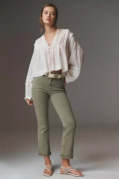 PISTOLA LENNON HIGH-RISE CROP FLARE JEANS