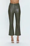 Pistola Lennon High Rise Crop Pants In Sage In Multi