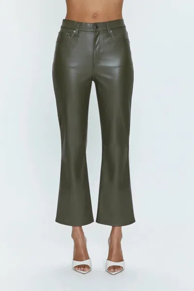 Pistola Lennon High Rise Crop Pants In Sage In Multi