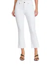 Pistola Lennon High Rise Cropped Boot In Blank Slate In White