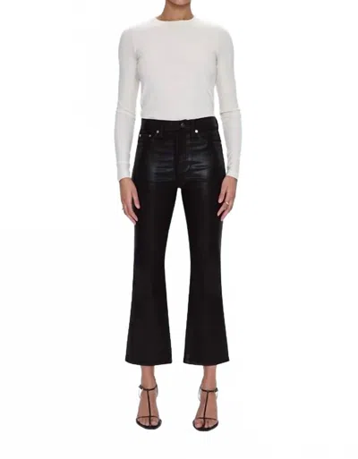 Pistola Lennon High Rise Cropped Boot Pants In Coated Mocha In Multi