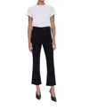 Pistola Lennon High Rise Cropped Bootcut Jeans In Black Noir In Black