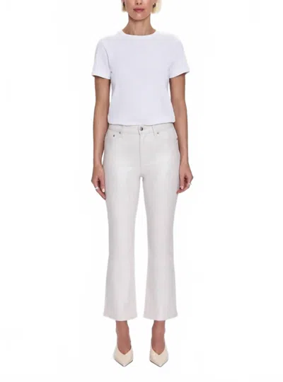 PISTOLA LENNON HIGH RISE CROPPED BOOTCUT JEANS IN IVORY LUSTER