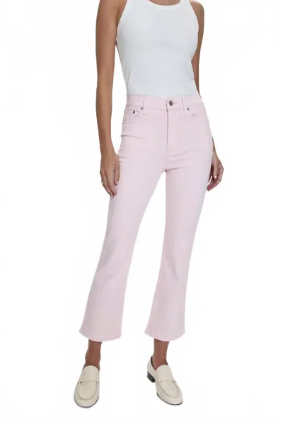 Pistola Lennon High Rise Cropped Jeans In Blush In Pink