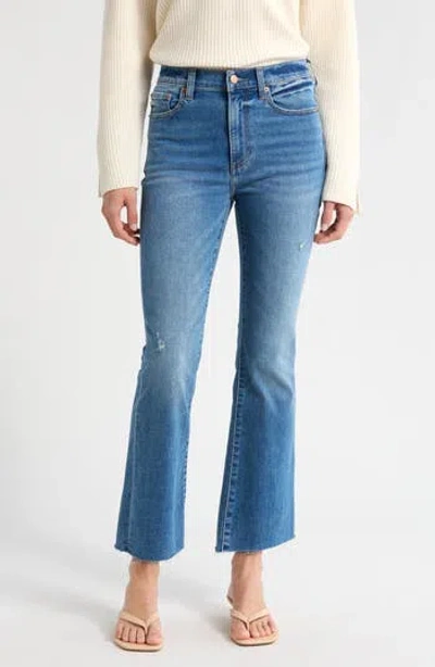 Pistola Lennon High Waist Ankle Bootcut Jeans In Blue