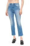 Pistola Lennon High Waist Ankle Bootcut Jeans In Mae