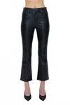 Pistola Lennon High Rise Boot-cut Pants In Slate Black In Black