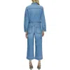 Pistola Leo Relaxed Denim Jumpsuit In Brown