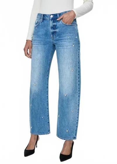 Pistola Lexi High Rise Straight Jeans In Confetti Vintage In Blue