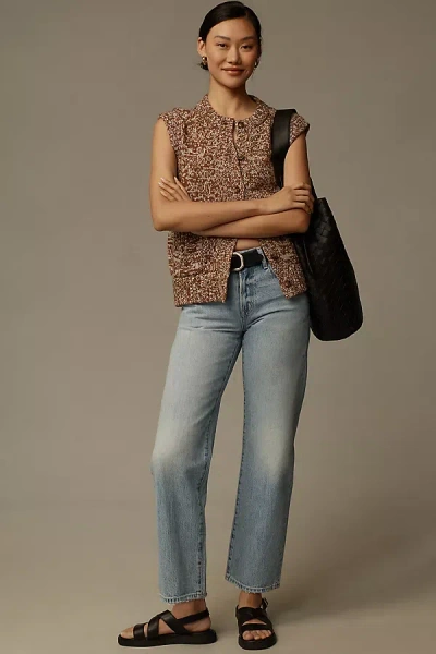 Pistola Lexi High-rise Taper Jeans In Blue