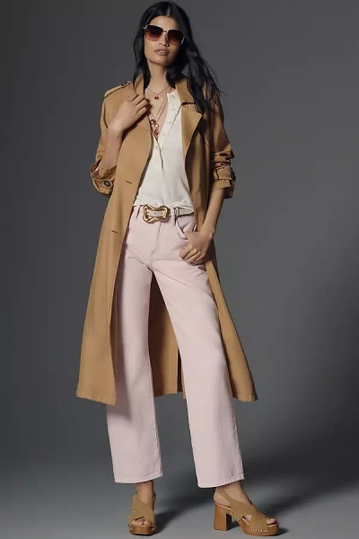 Pistola Lexi High-rise Taper Jeans In Pink