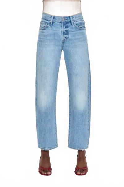 Pistola Lexi Mid-rise Barrel Leg Jean In Athens In Multi