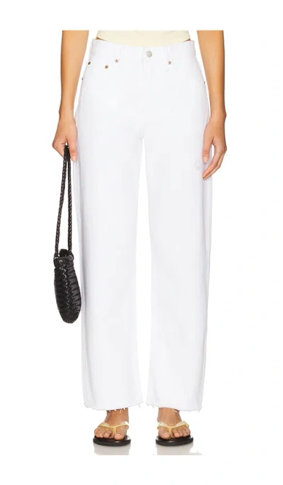Pistola Lexi Mid Rise Bowed Straight In White