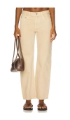 Pistola Lexi Mid Rise Bowed Straight Leg Jeans