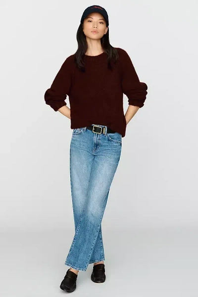 Pistola Lexi Mid Rise Tapered Jeans In Blue