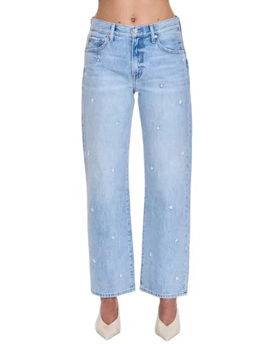 Pistola Lexi Petite Stellar Vintage Bowed Straight Jean In Blue
