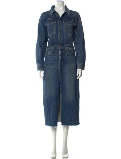 Pre-owned Pistola Long Dress W/ Tags In Blue