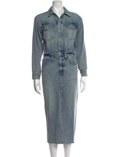 Pre-owned Pistola Long Dress W/ Tags In Blue