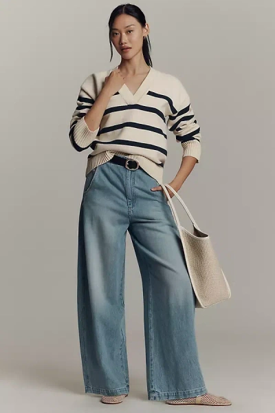 Pistola Lottie High-rise Relaxed Barrel Jeans In Blue