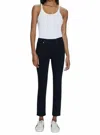 Pistola Madi Ankle Straight Leg Jeans In Noir