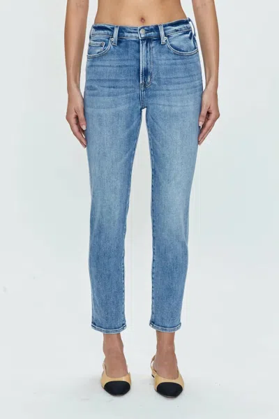 Pistola Madi High Rise Modern Slim Denim Jeans In Paradise In Multi