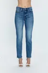 Pistola Madi Ankle Straight Leg Jeans In Multi