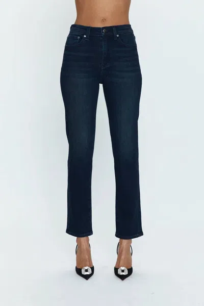 Pistola Madi High Rise Modern Slim Jean In Iconic In Blue