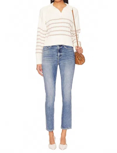 Pistola Madi High Rise Modern Slim Jeans In Haus In Blue