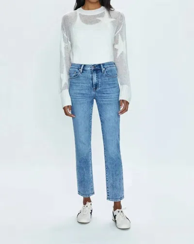 Pistola Madi High Rise Modern Slim Jeans In Silver Lake In Multi