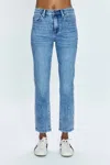 Pistola Madi High Rise Modern Slim Jeans In Silverlake In Multi