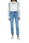 Pistola Madi High Rise Modern Slim Jeans In Silver Lake In Blue