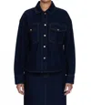 Pistola Mandy Oversize Denim Shirt Jacket In Multi