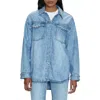Pistola Mandy Oversized Studded Shacket In Satellite