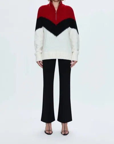 Pistola Maribel Sweater In Multi Chevron