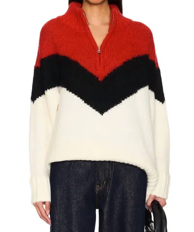 Pistola Maribel Sweater In Multi Chevron