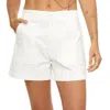 Pistola Marissa High Waist Utility Shorts In White