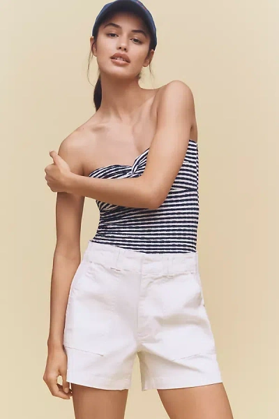 Pistola Marissa High-rise Utility Shorts In White